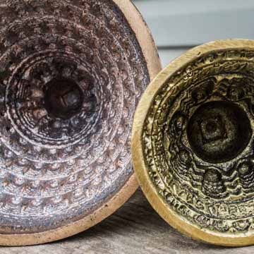 3D Mandala brass tool for glassblowers